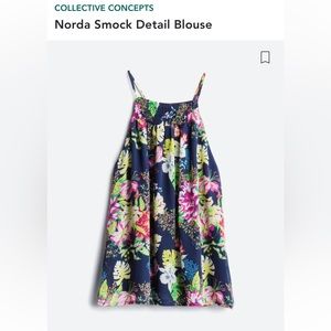 Floral Norda Smock Blouse Dressy Tank Top from Stitch Fix!